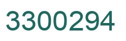 Número 3300294 imagen verde