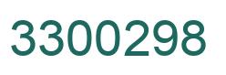 Número 3300298 imagen verde