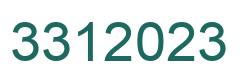 Number 3312023 green image
