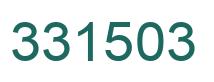 Número 331503 imagen verde
