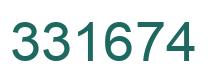 Número 331674 imagen verde