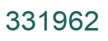 Number 331962 green image