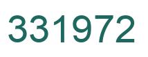Number 331972 green image