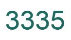 Number 3335 green image