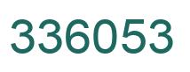 Número 336053 imagen verde