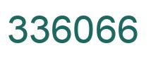 Number 336066 green image
