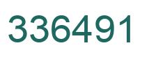 Número 336491 imagen verde