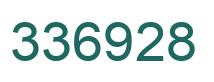 Number 336928 green image