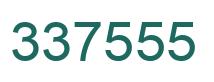 Número 337555 imagen verde