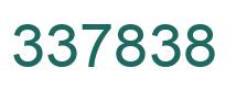 Number 337838 green image
