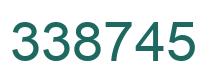 Número 338745 imagen verde