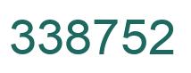 Número 338752 imagen verde