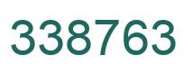 Number 338763 green image