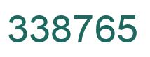 Número 338765 imagen verde