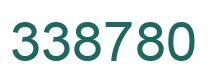Number 338780 green image