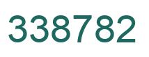 Number 338782 green image