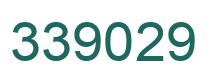 Number 339029 green image