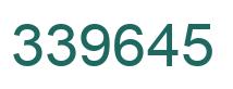 Número 339645 imagen verde