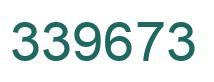 Number 339673 green image