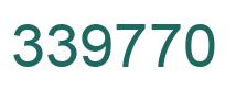 Number 339770 green image