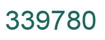 Number 339780 green image