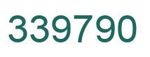 Number 339790 green image