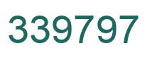 Number 339797 green image