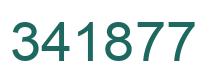 Number 341877 green image