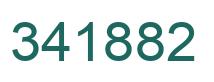 Number 341882 green image