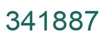 Number 341887 green image