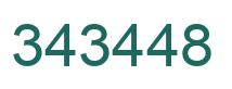Número 343448 imagen verde
