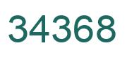 Número 34368 imagen verde