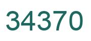 Número 34370 imagen verde