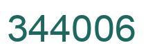 Número 344006 imagen verde