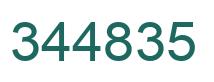 Número 344835 imagen verde