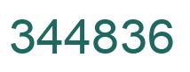 Número 344836 imagen verde