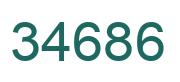 Número 34686 imagen verde
