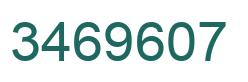 Número 3469607 imagen verde
