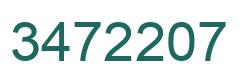 Número 3472207 imagen verde