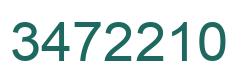 Número 3472210 imagen verde