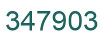 Número 347903 imagen verde
