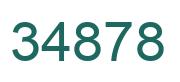 Número 34878 imagen verde