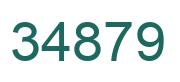 Número 34879 imagen verde
