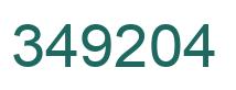 Número 349204 imagen verde