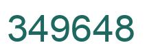 Número 349648 imagen verde