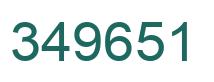 Número 349651 imagen verde