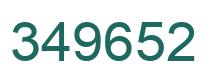 Número 349652 imagen verde