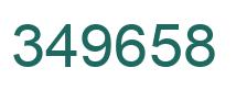 Número 349658 imagen verde