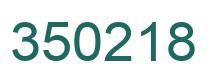 Número 350218 imagen verde