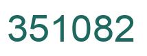 Number 351082 green image